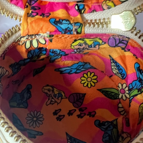 Disney Alice Wonderland Stitch Shoppe Caterpillar LoungeFly Crossbody - Picture 12 of 12